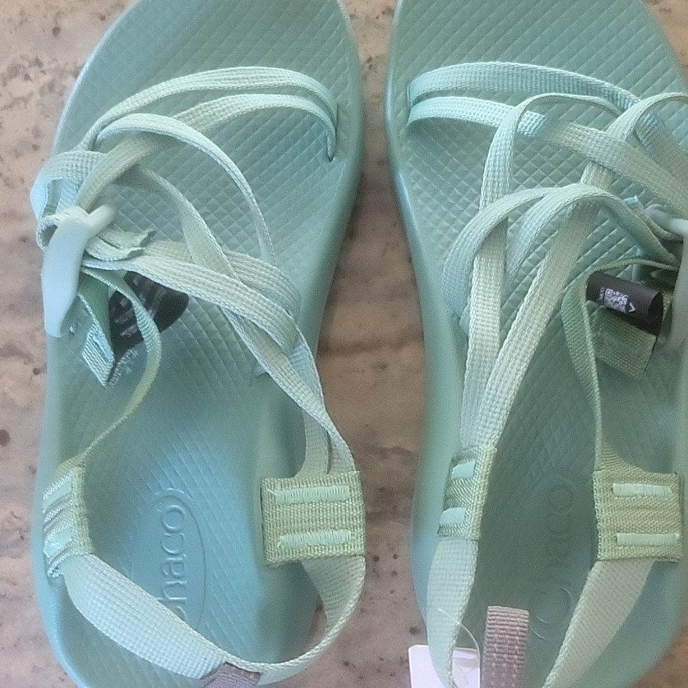 Chaco Mint Green Adjustable Sandals